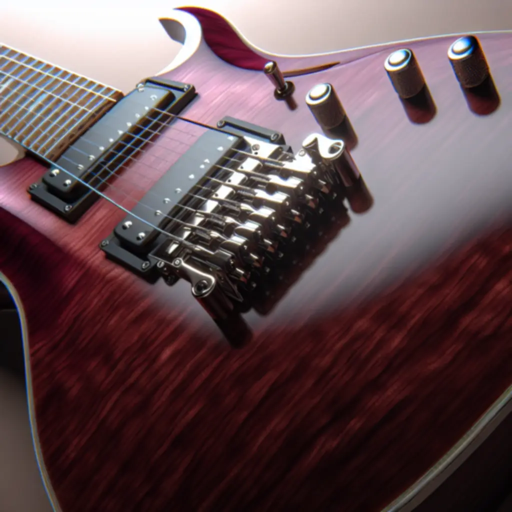 Aurora Pro elektrische gitaar in burgundy afwerking