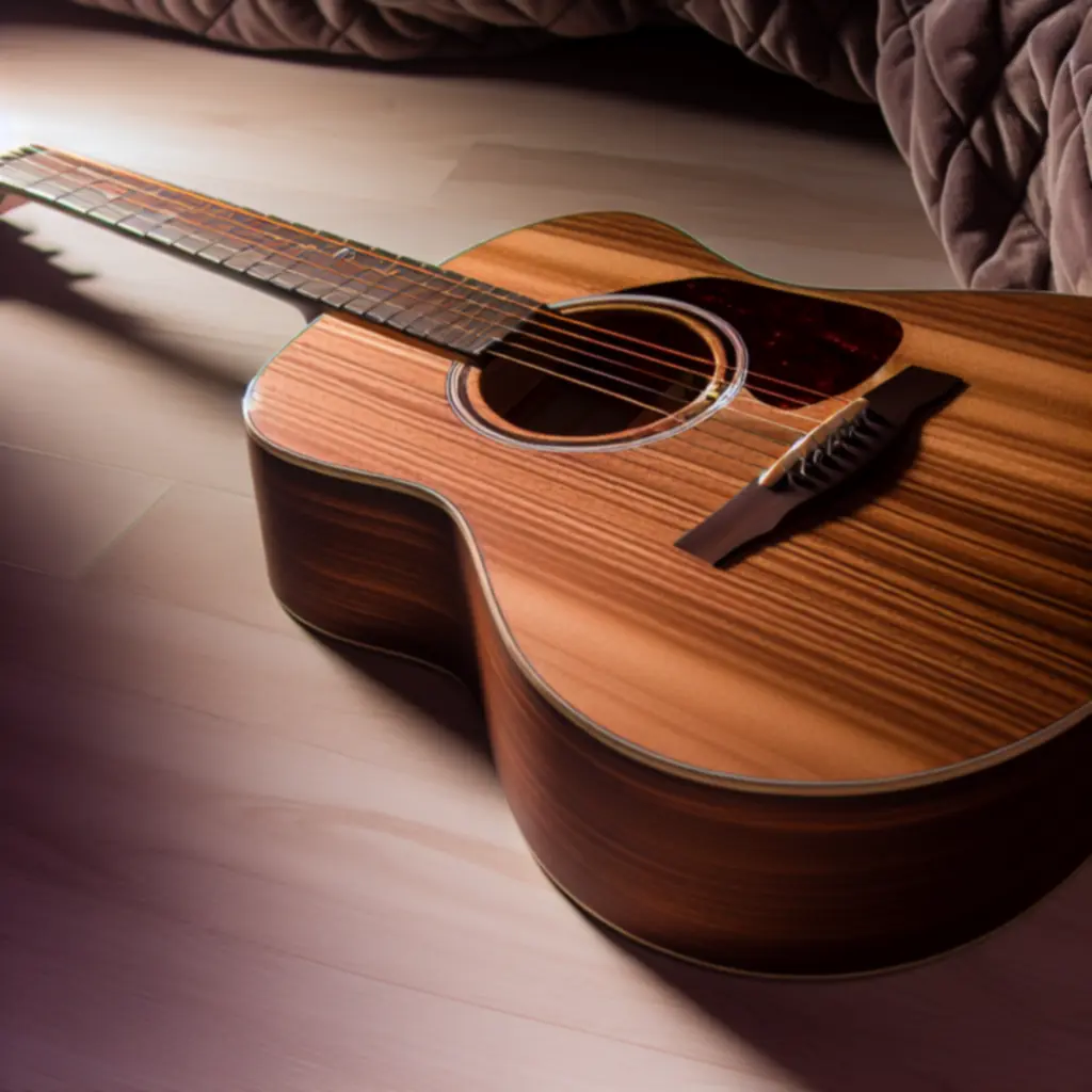 Arboreal akoestische gitaar met rijke houtnerf