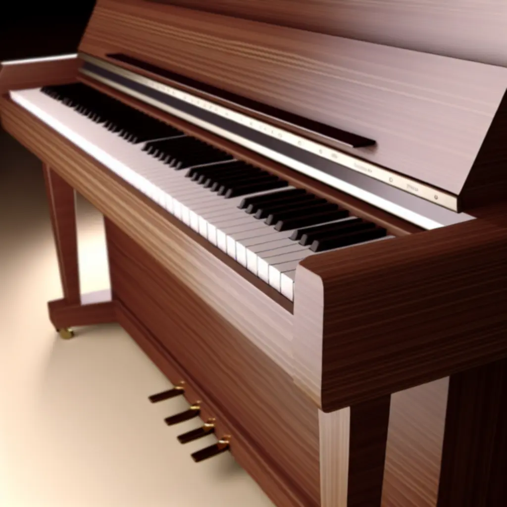 Lumineo digitale piano met elegante houtaccenten