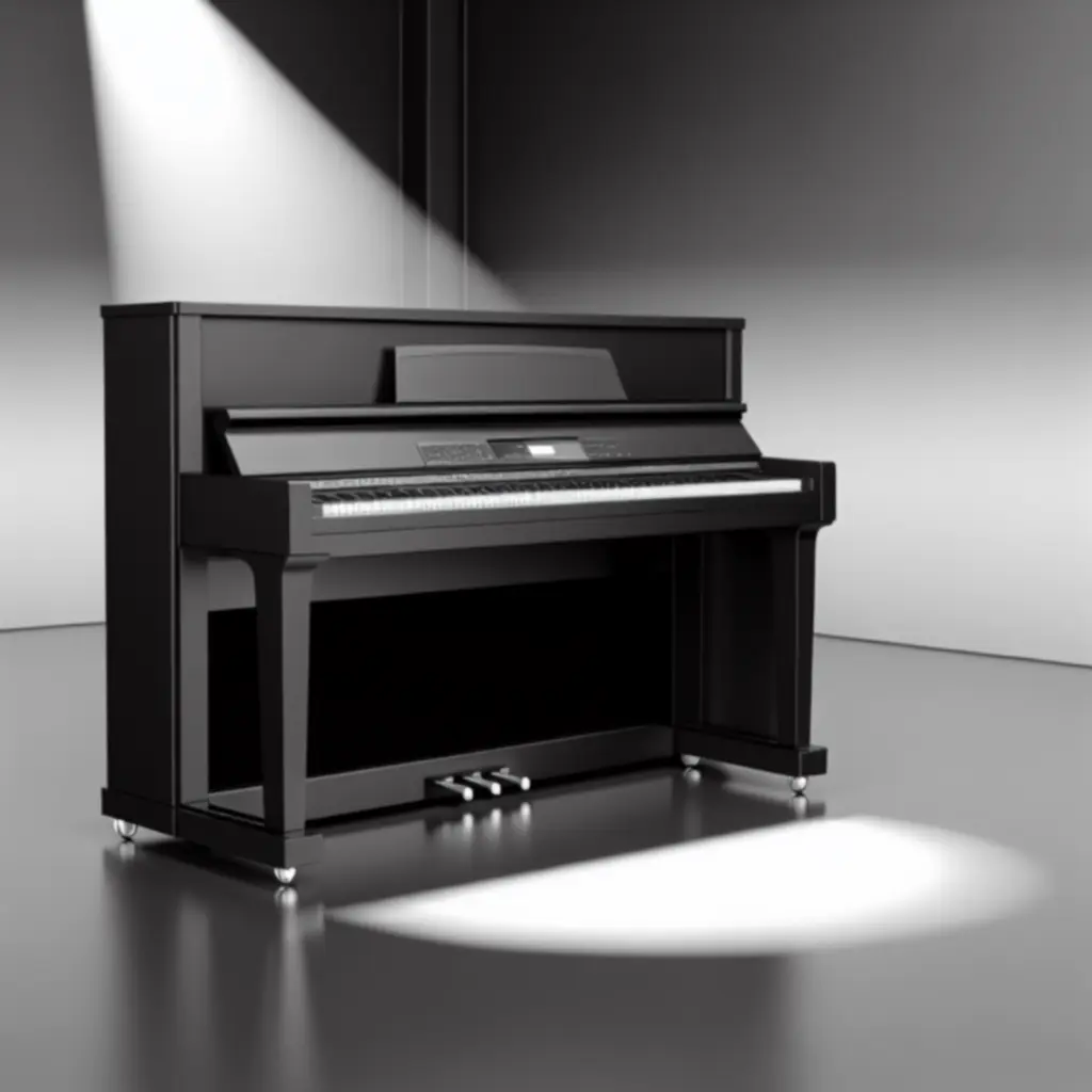 Digitaal stagepiano met strak zwart design
