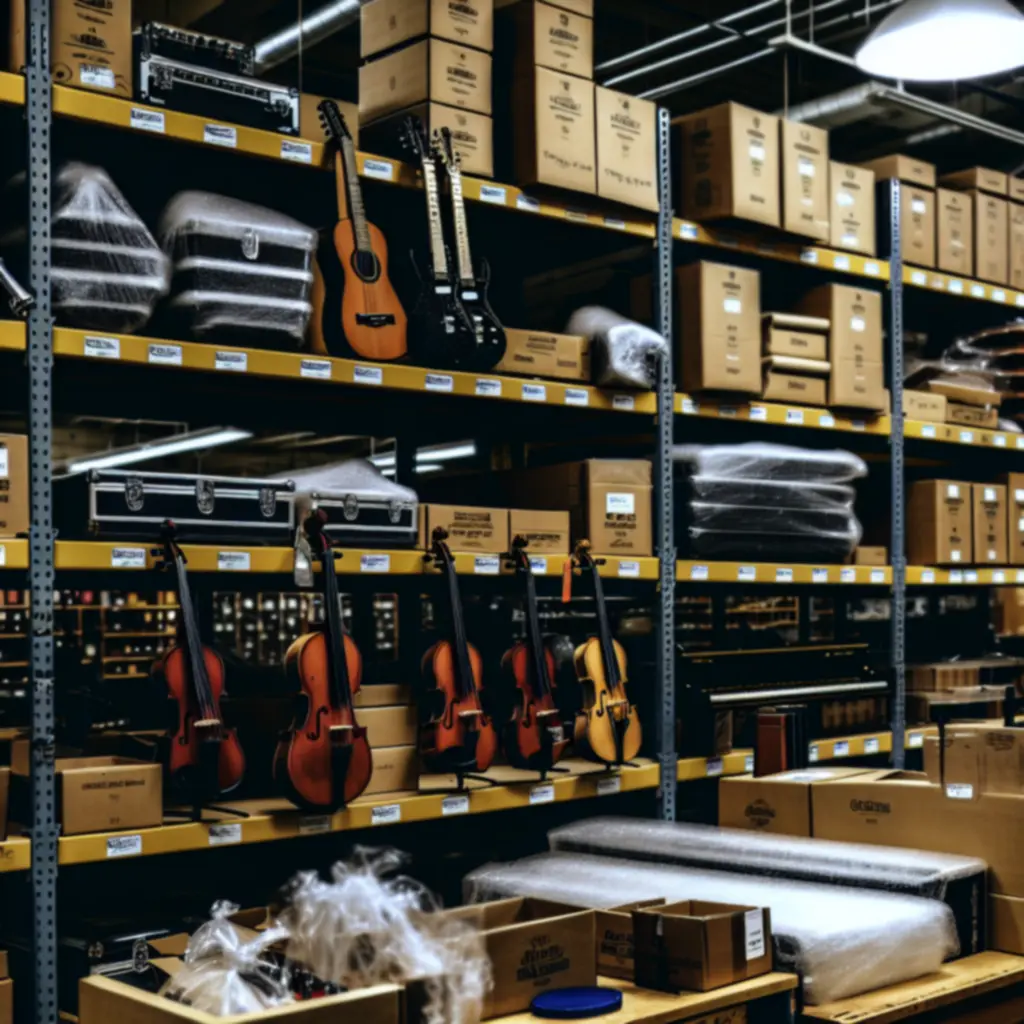 Achter de schermen in het magazijn met zorgvuldig opgeslagen instrumenten